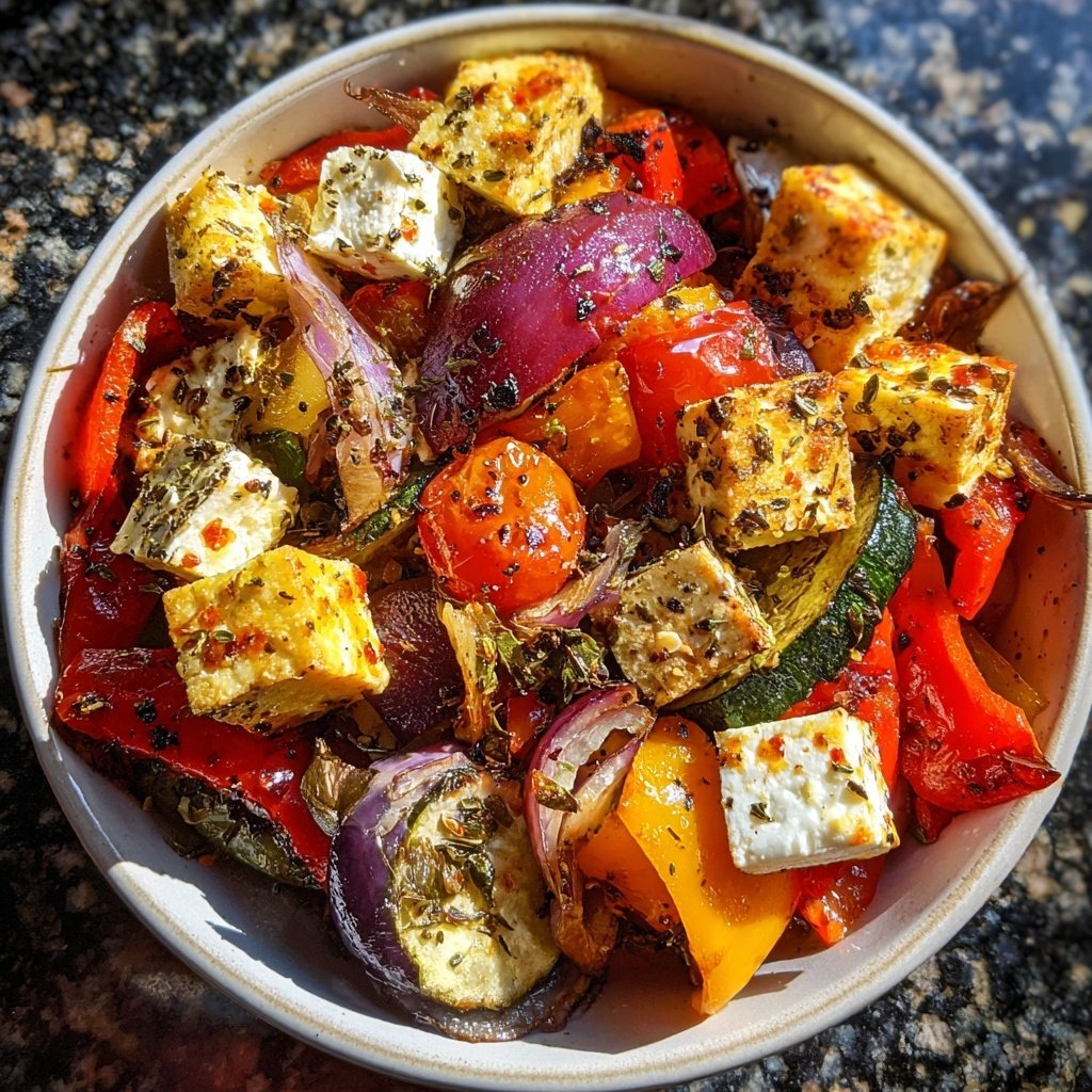 Gesund & Leicht Mediterrane Gemüsepfanne mit Feta