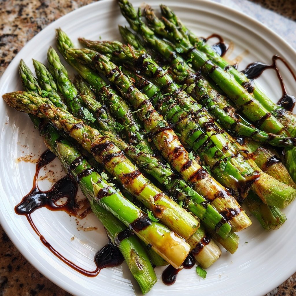 Grüner Spargel Mit Balsamico