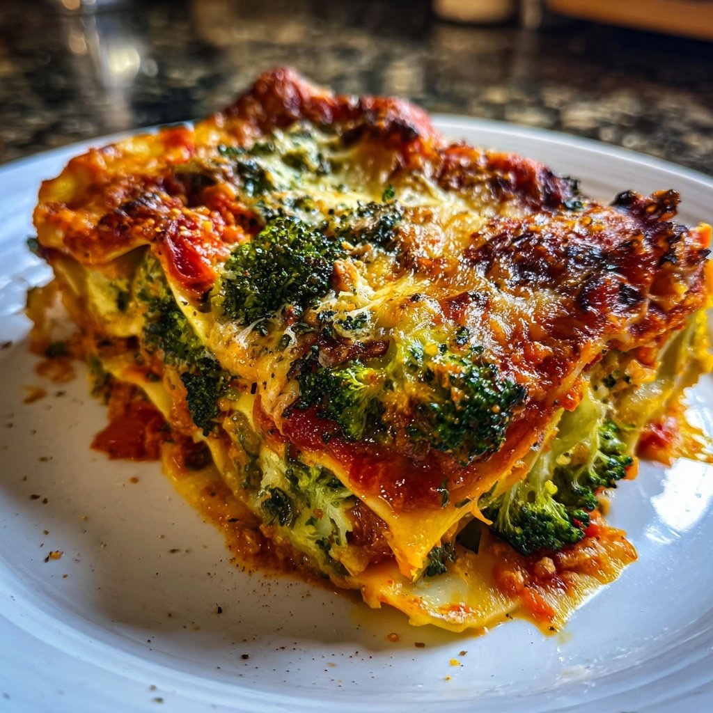 Lasagne mit Brokkoli
