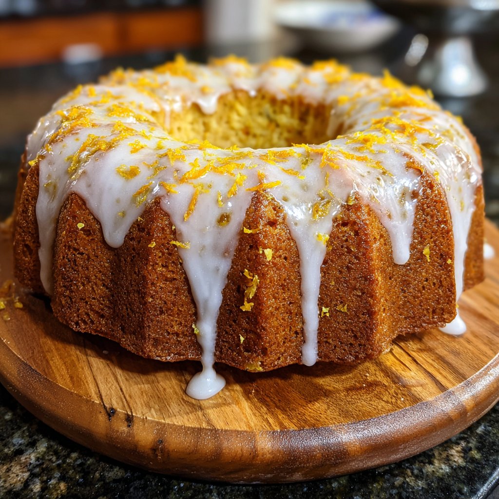 Saftiger Karottenkuchen Mit Orangenabrieb