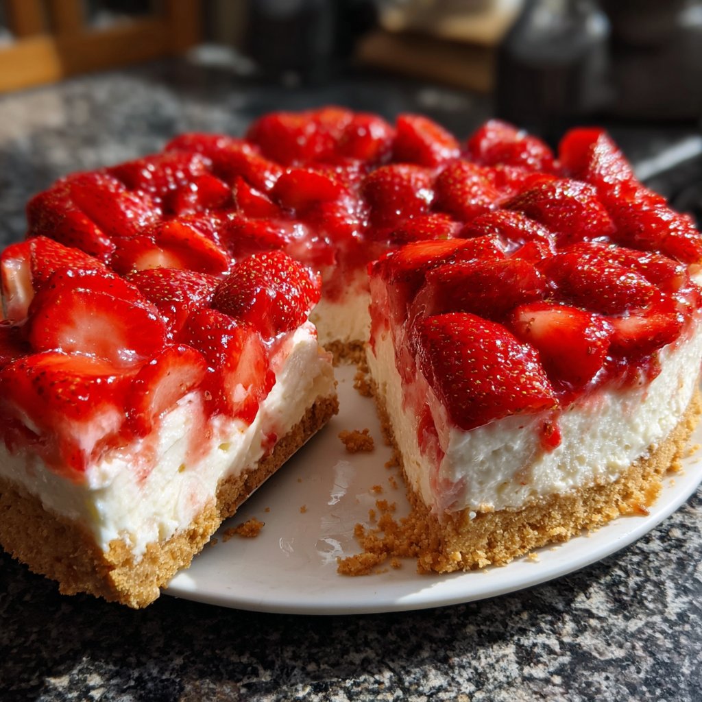 Erdbeerkuchen Mit Schmand