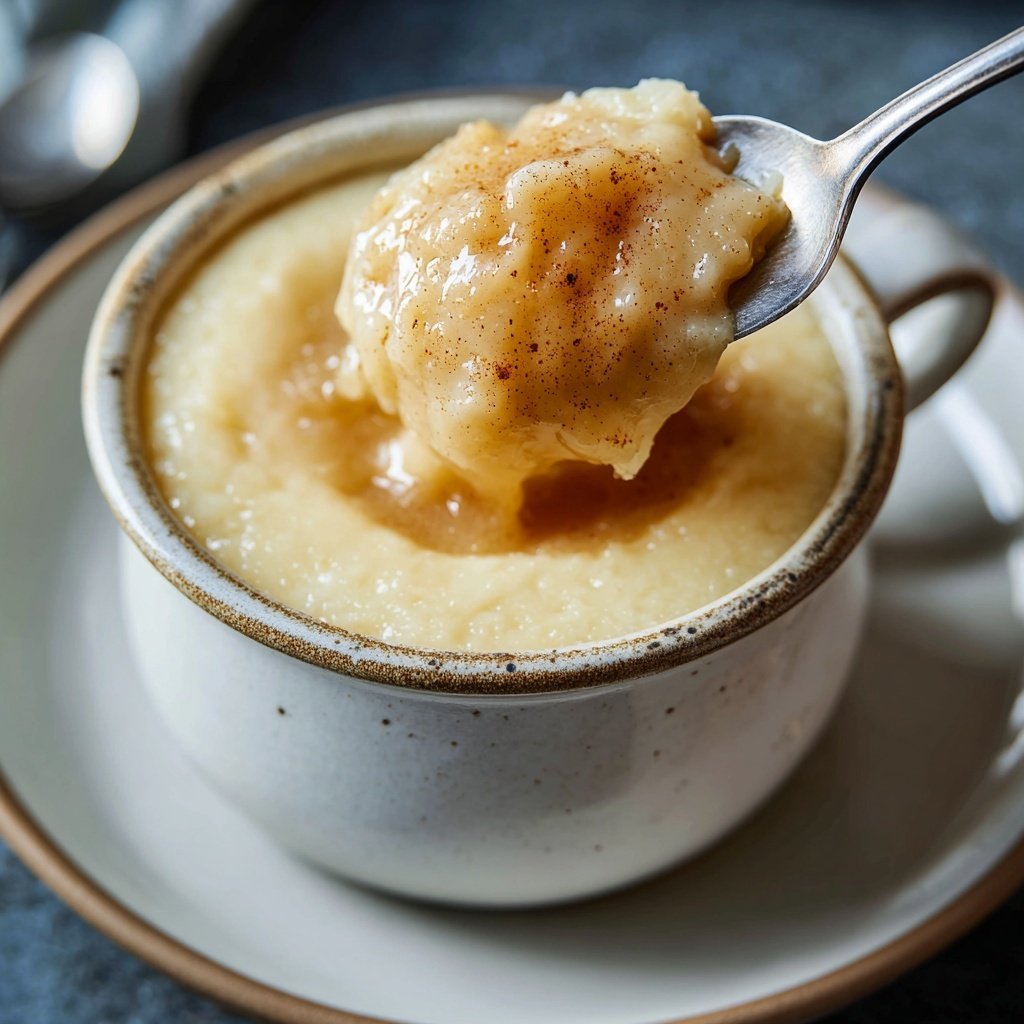 Cremige Zimtcreme mit Apfelmus