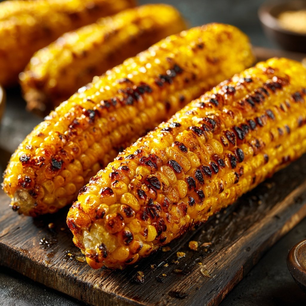 Gegrillte Maiskolben Mit Butter