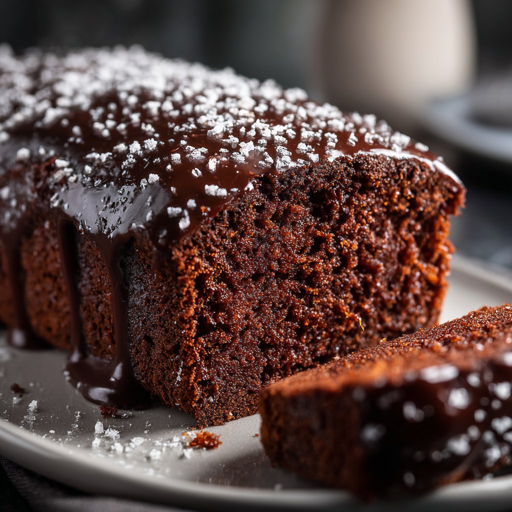Blechkuchen mit Kakaoteig
