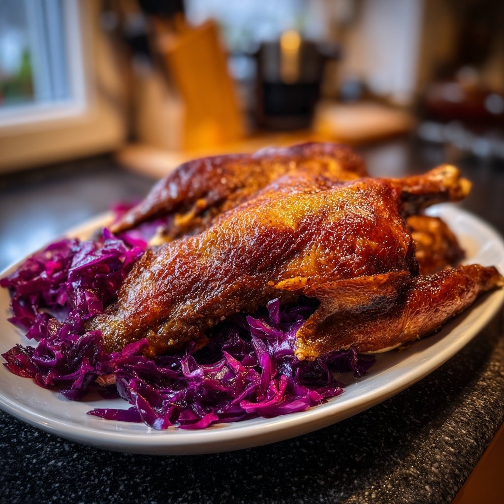 Saisonal & Festlich Weihnachtsgans mit Rotkohl