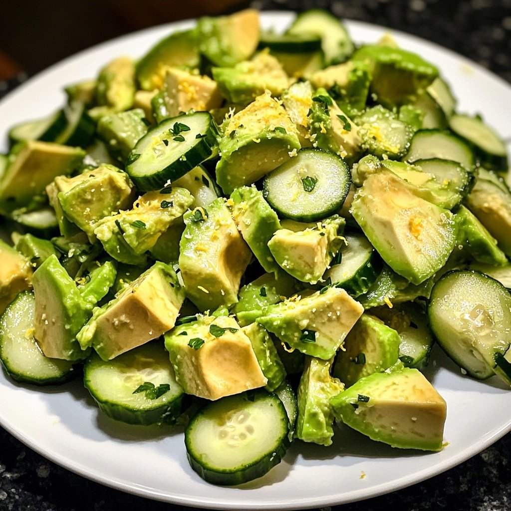 Avocado-Gurken-Salat – Schnell und gesund