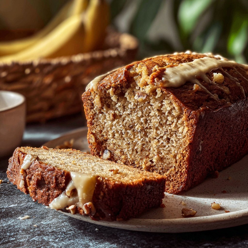 Bananenbrot mit Vanille